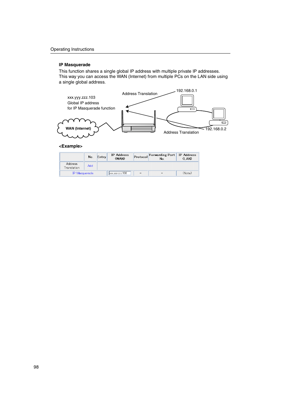 Panasonic KX-HGW600 User Manual | Page 98 / 152