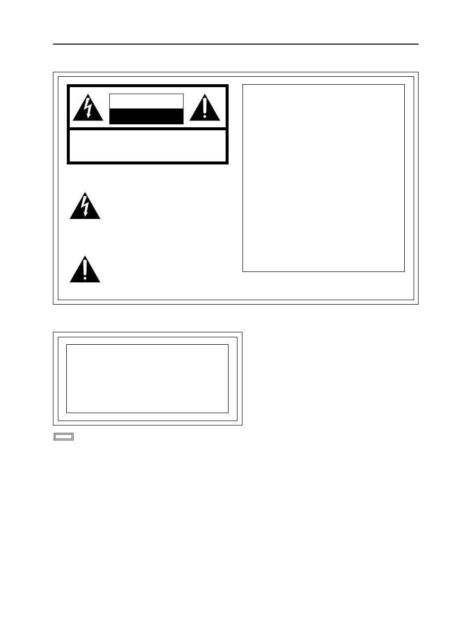For your safety, Caution, For usa and canada | For europe | Panasonic AJ- HD3700B User Manual | Page 3 / 58
