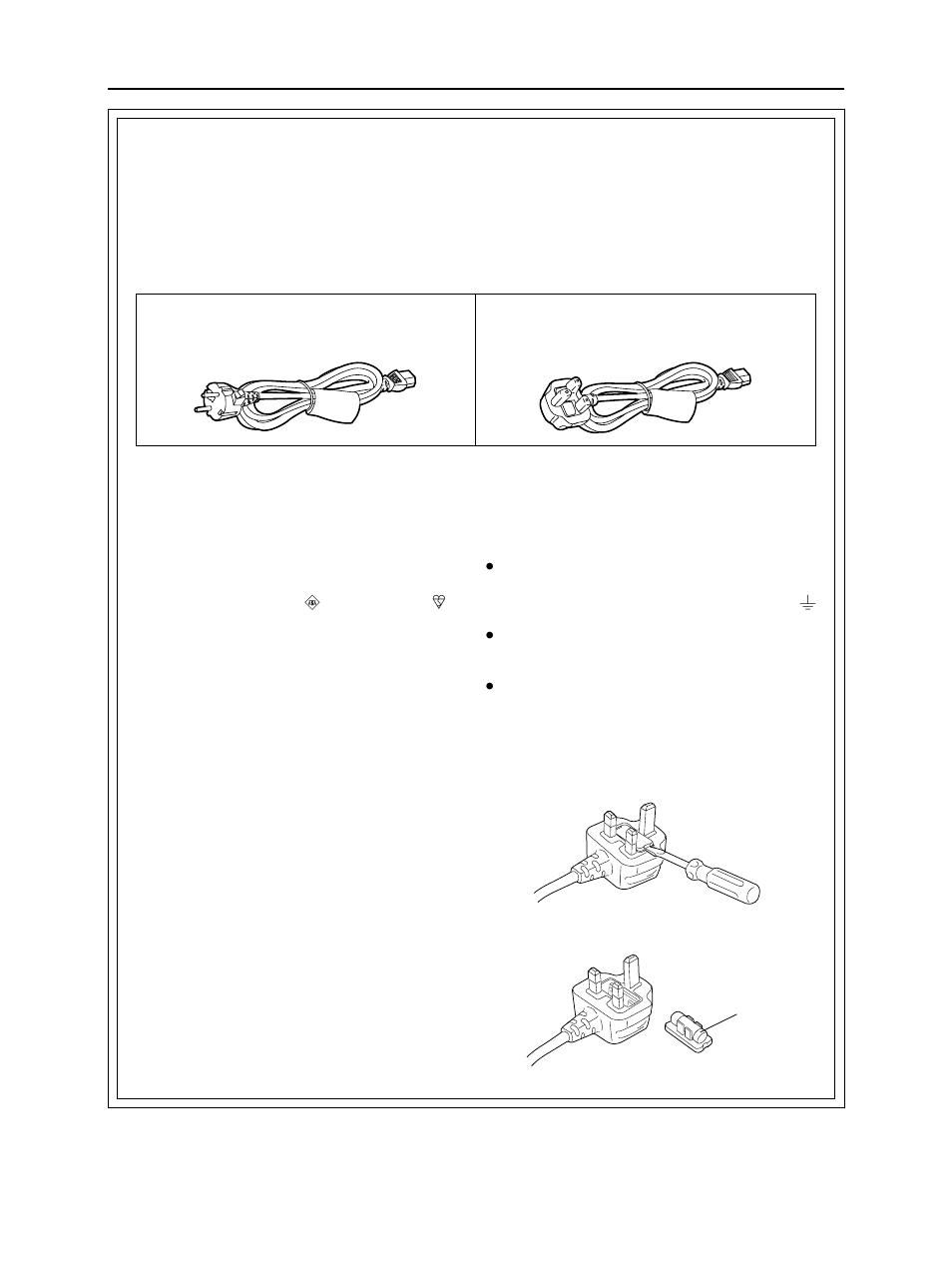 Caution for ac mains lead, For your safety | Panasonic AJ- HD3700B User Manual | Page 4 / 58