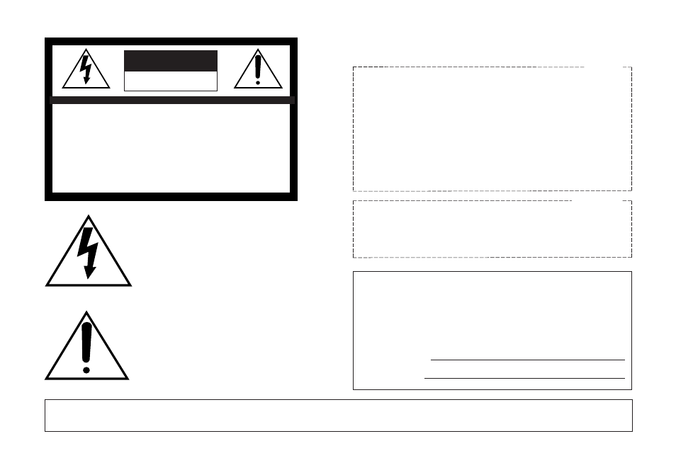 Caution | Panasonic WV-BM503 User Manual | Page 2 / 14