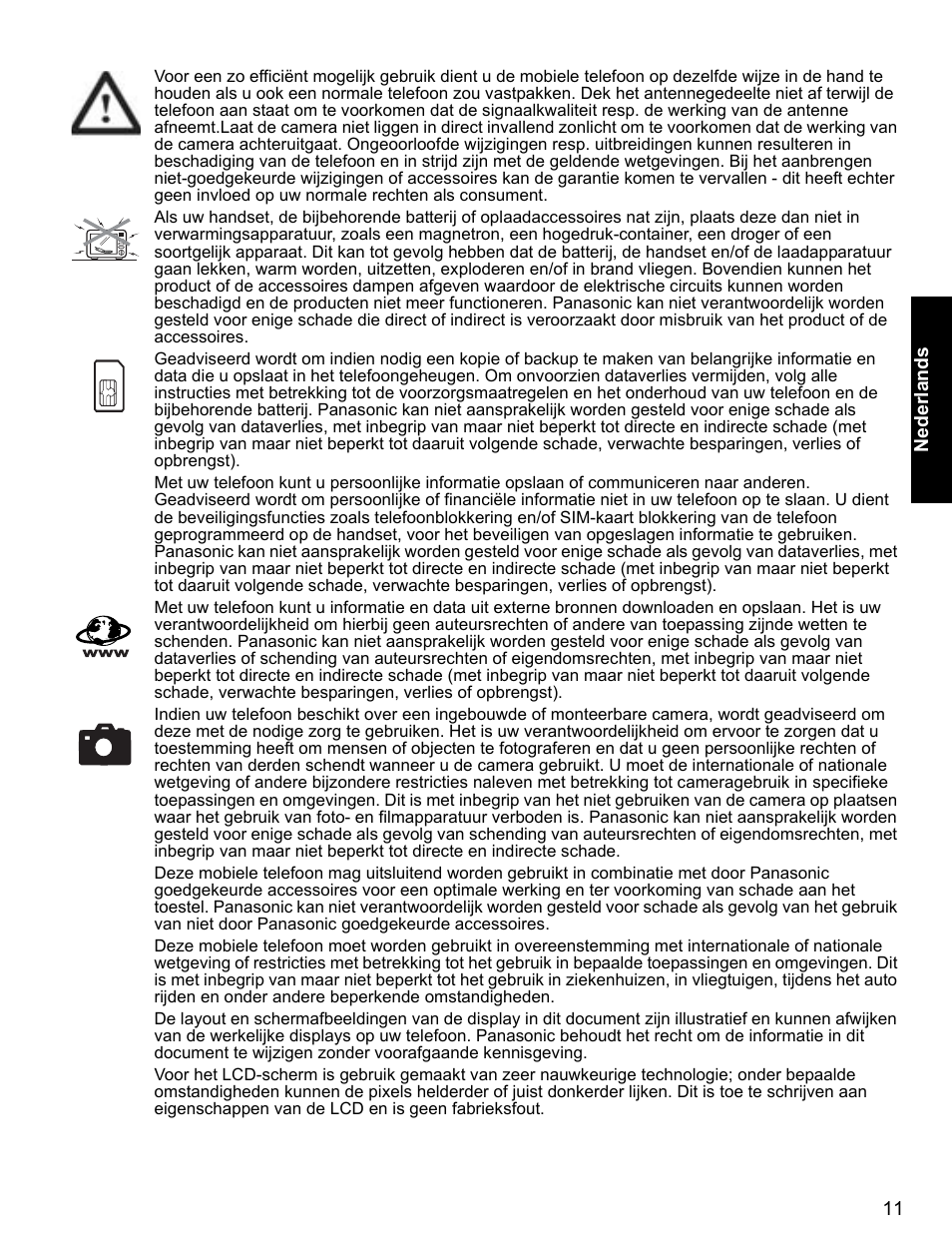 Panasonic EB-X400 User Manual | Page 12 / 45