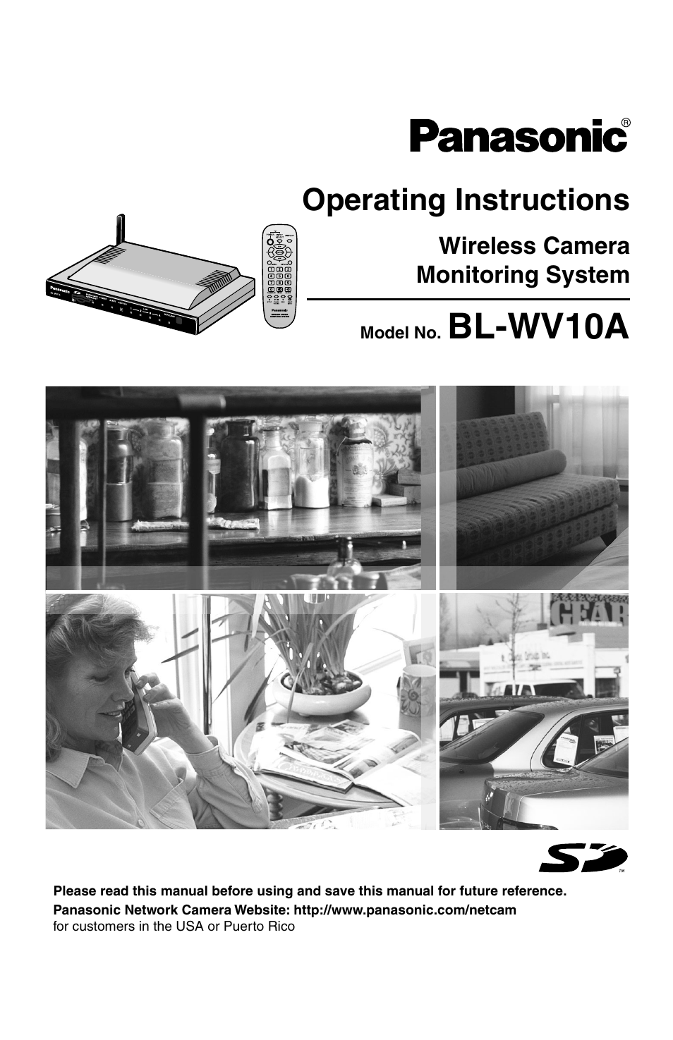 Panasonic BL-WV10A User Manual | 184 pages