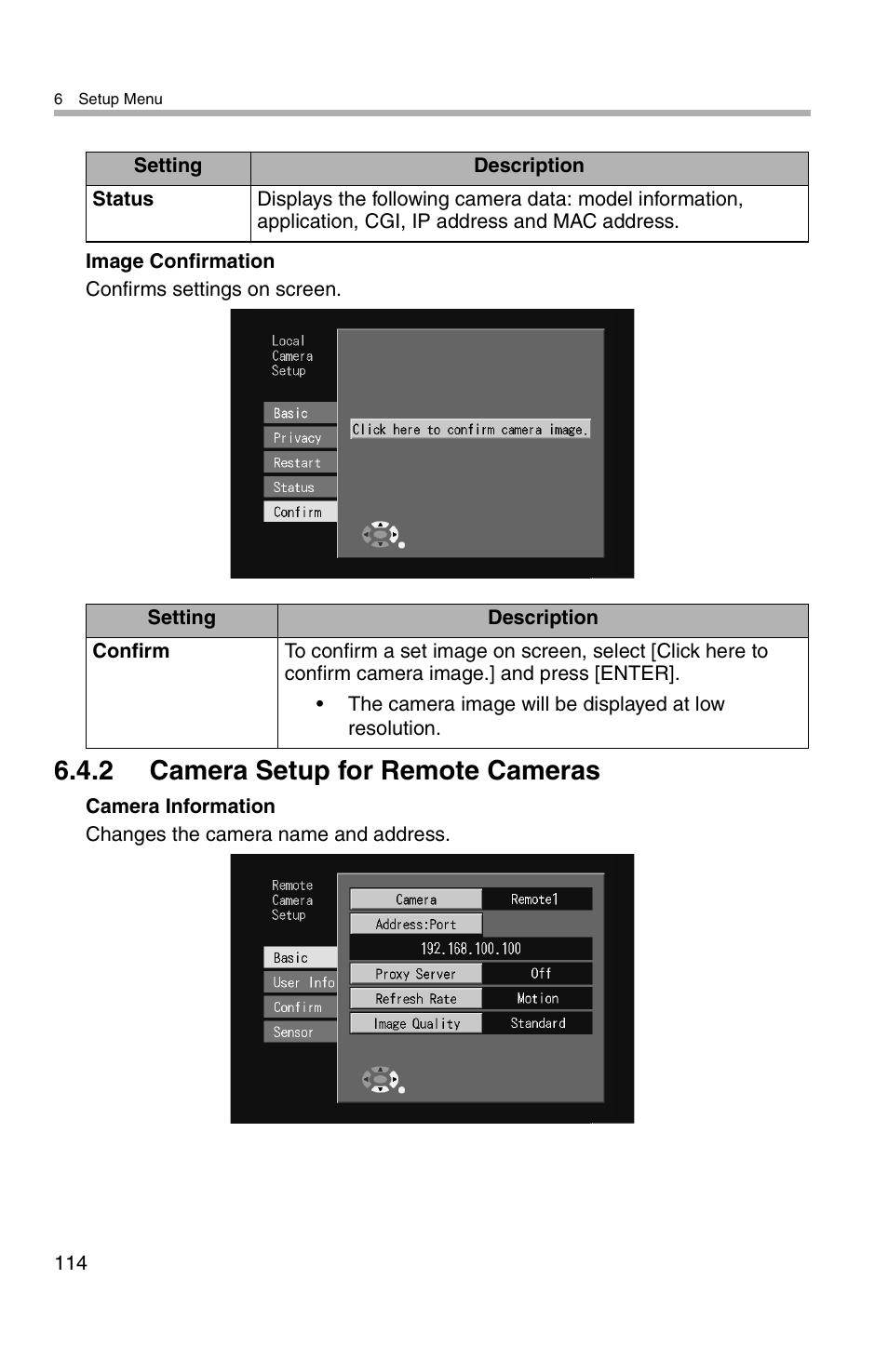 2 camera setup for remote cameras | Panasonic BL-WV10A User Manual | Page 114 / 184