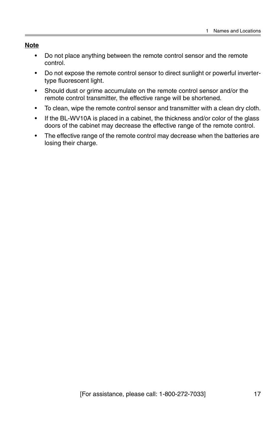 Panasonic BL-WV10A User Manual | Page 17 / 184