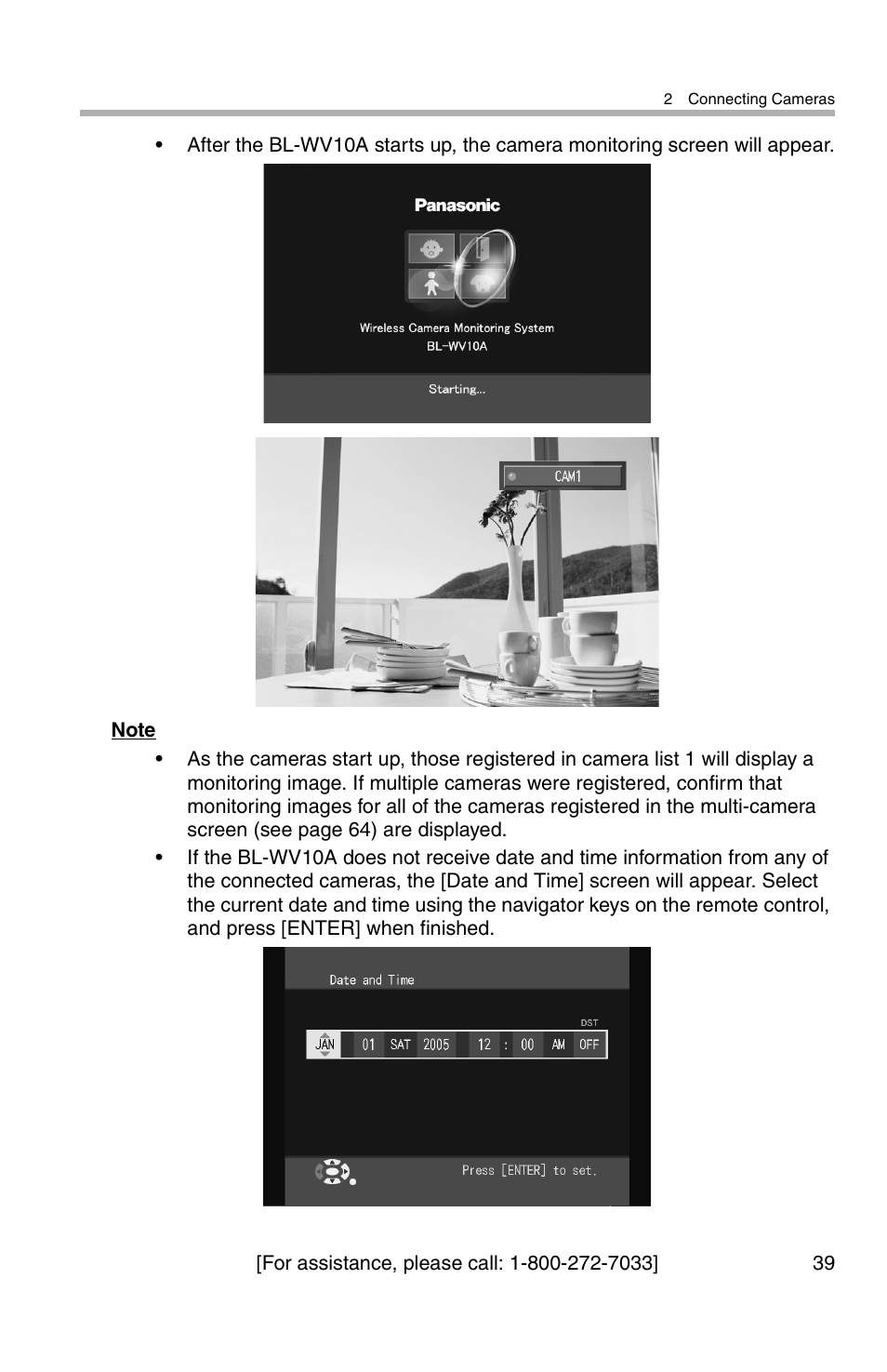 Panasonic BL-WV10A User Manual | Page 39 / 184