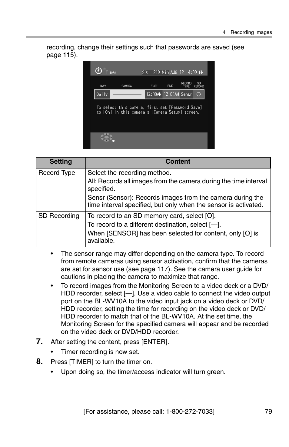 Panasonic BL-WV10A User Manual | Page 79 / 184