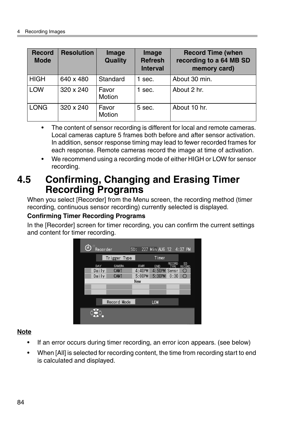 Panasonic BL-WV10A User Manual | Page 84 / 184