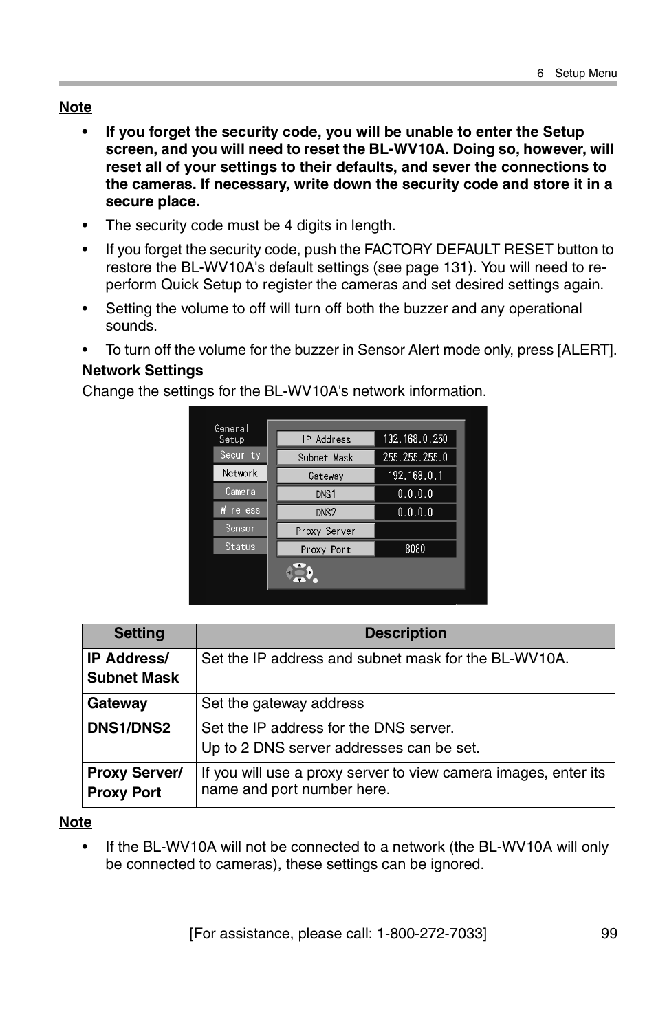 Panasonic BL-WV10A User Manual | Page 99 / 184