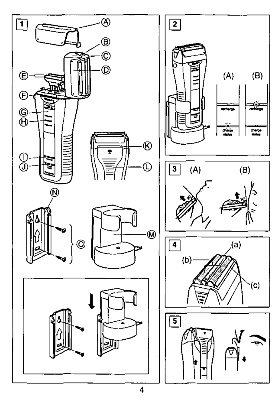 Panasonic ES762 User Manual | Page 4 / 20