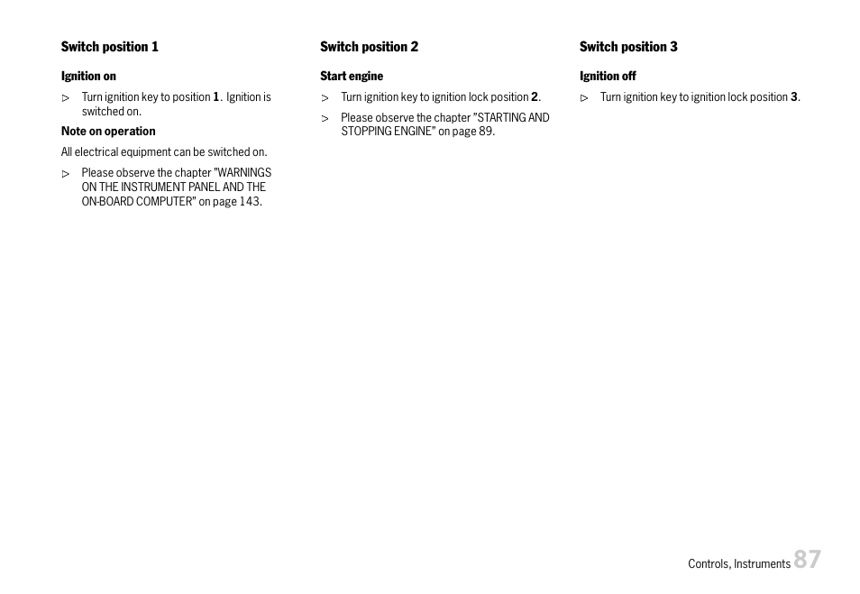 Porsche 911 Carrera User Manual | Page 89 / 355