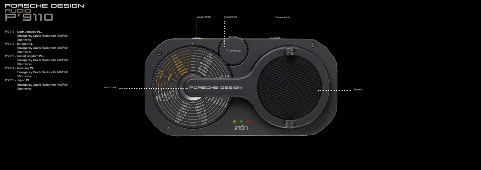SS9110, Porsche design audio | Porsche 9100 User Manual | Page 7 / 14