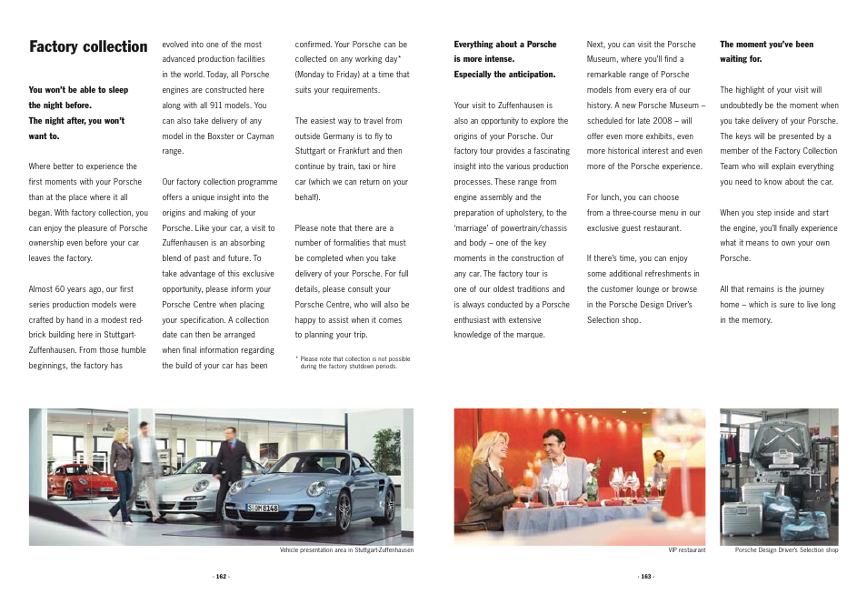 Factory collection | Porsche 911 User Manual | Page 77 / 87