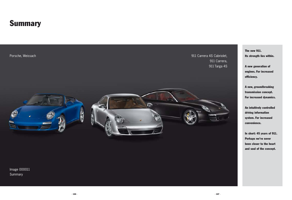 Summary | Porsche 911 User Manual | Page 79 / 87