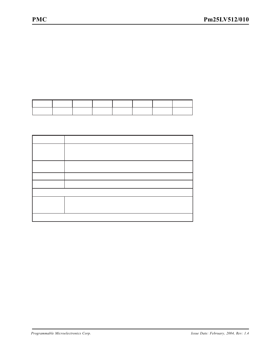 PMC-Sierra Pm25LV512 User Manual | Page 8 / 24