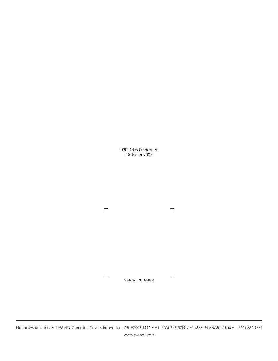 Planar FULL-HD PD520 User Manual | Page 66 / 66