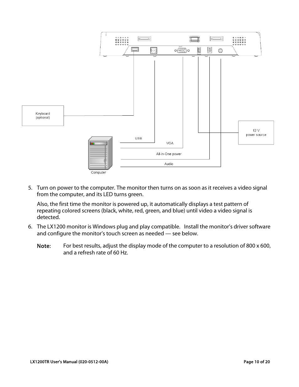 Planar LX1200TR User Manual | Page 10 / 20