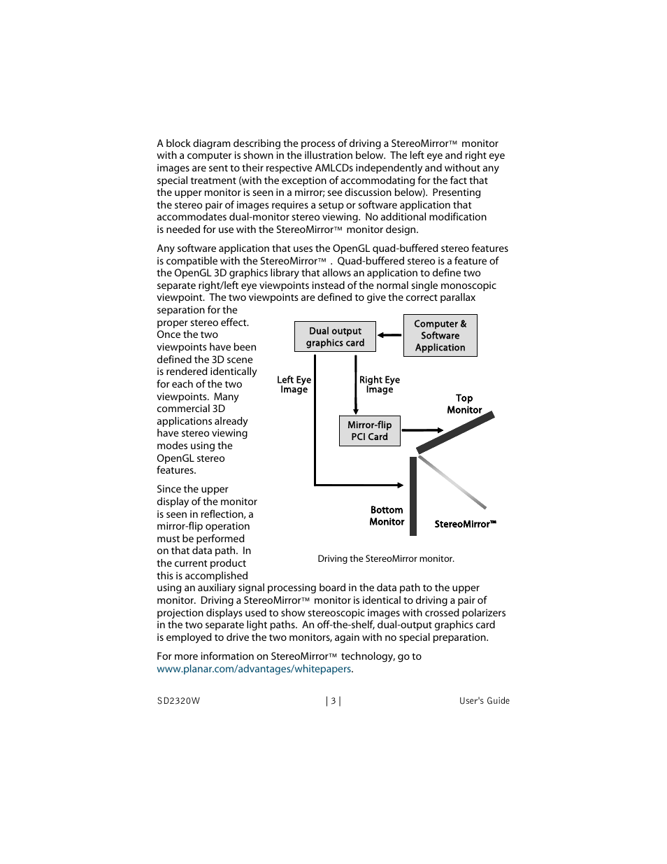 Planar SD2320W User Manual | Page 8 / 20