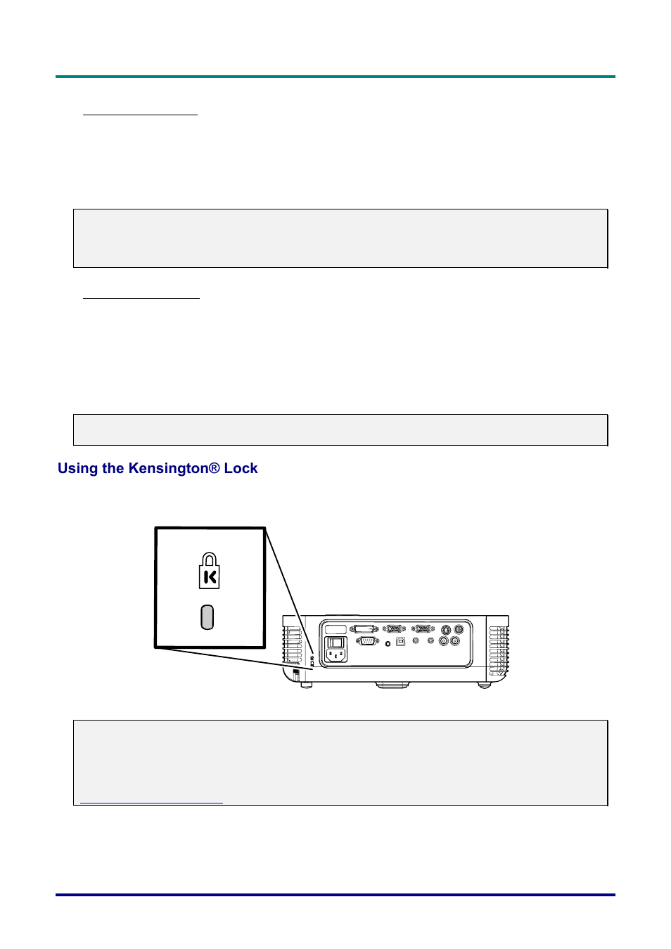 Cleaning the lens, Cleaning the case, Using the kensington® lock | Sing the, Ensington | Planar PR Line PR3020 User Manual | Page 44 / 54