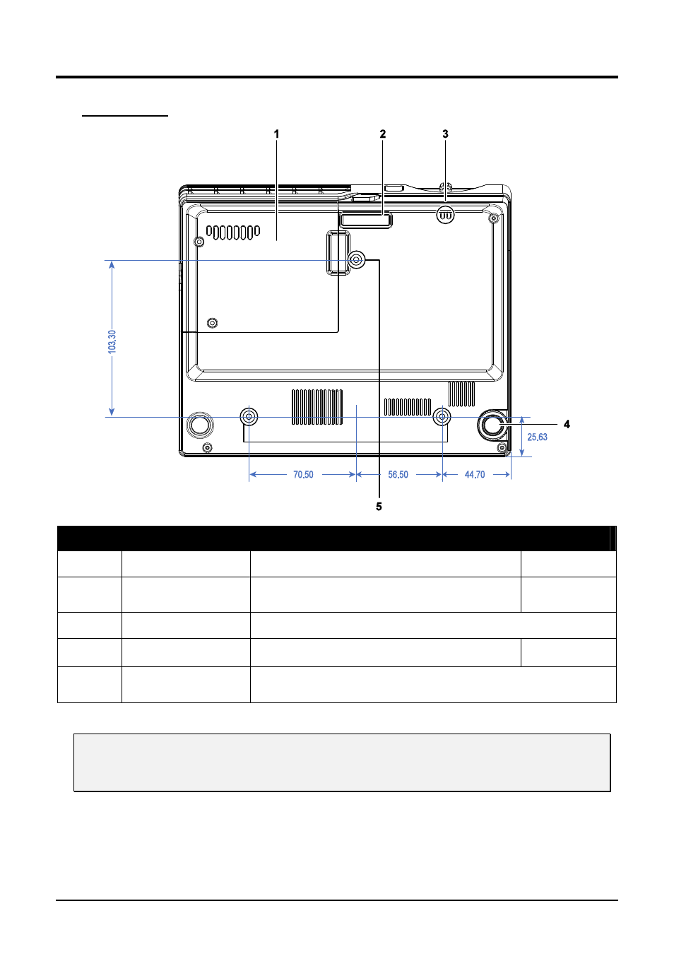 Bottom view | Planar PR Line PR6022 User Manual | Page 13 / 57