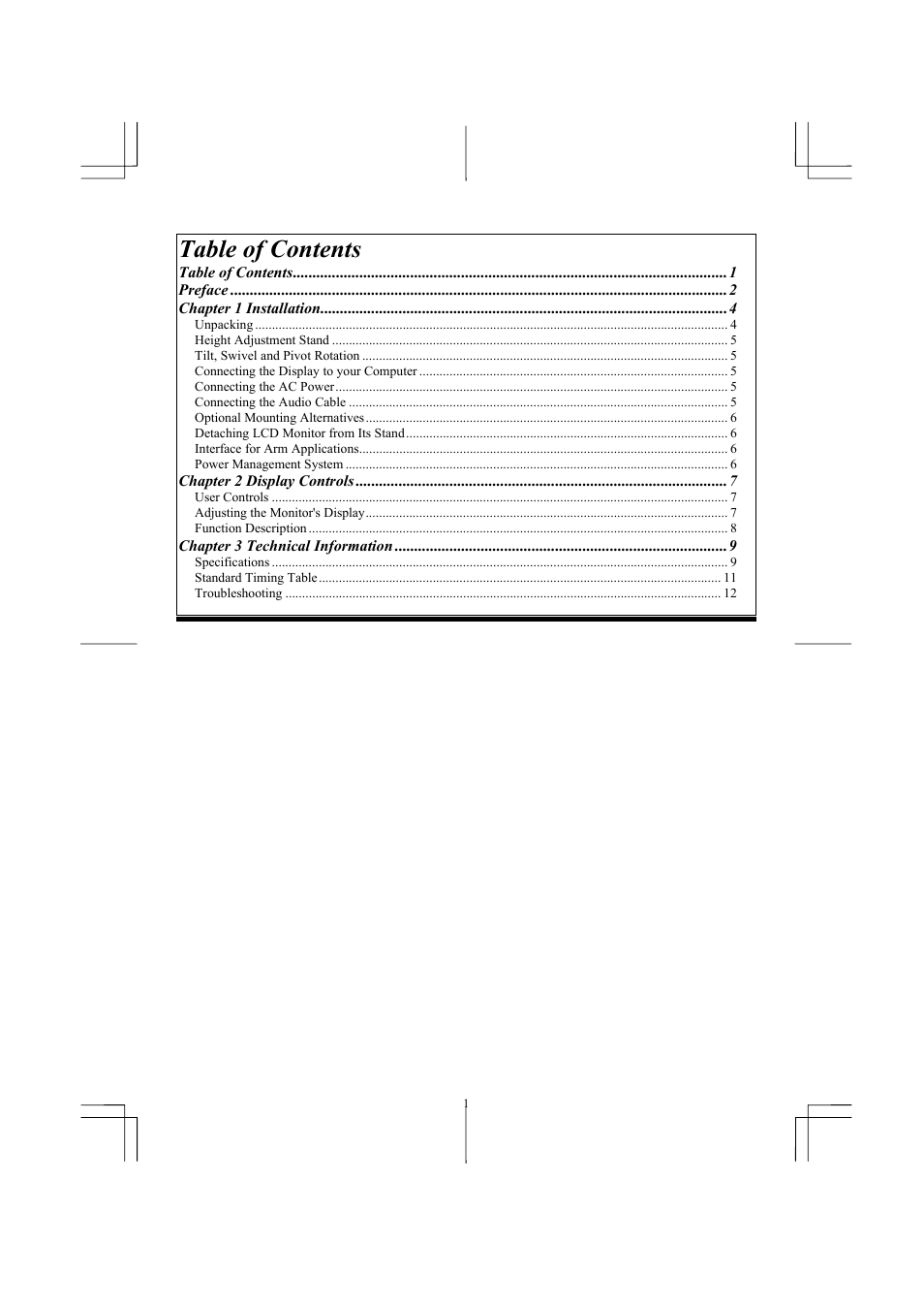 Planar PL2011 User Manual | Page 2 / 13