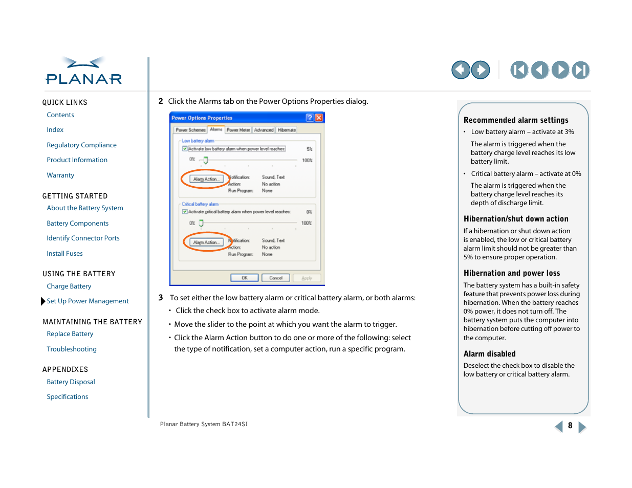 Planar BAT24SI User Manual | Page 13 / 31