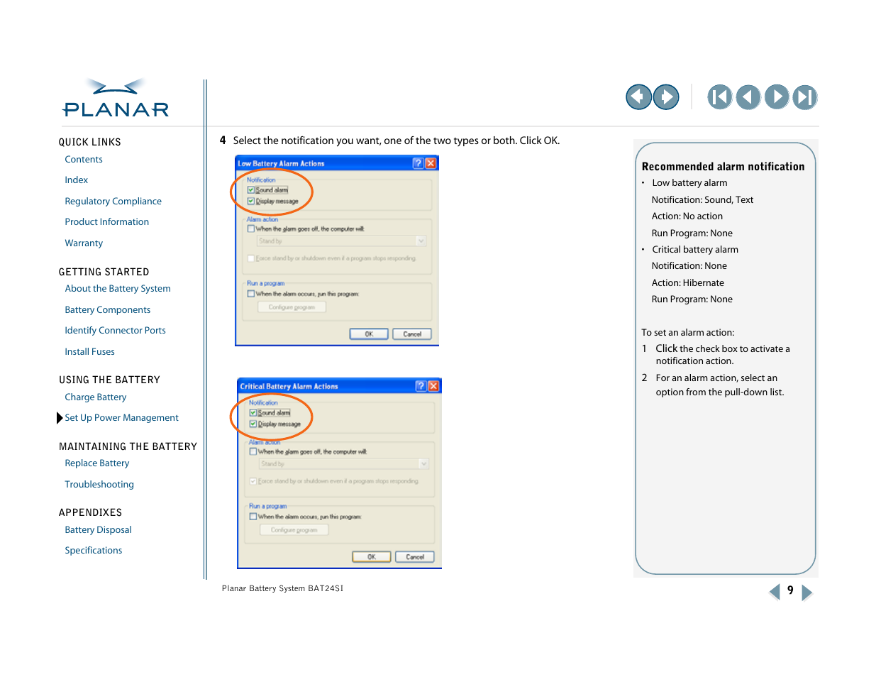 Planar BAT24SI User Manual | Page 14 / 31