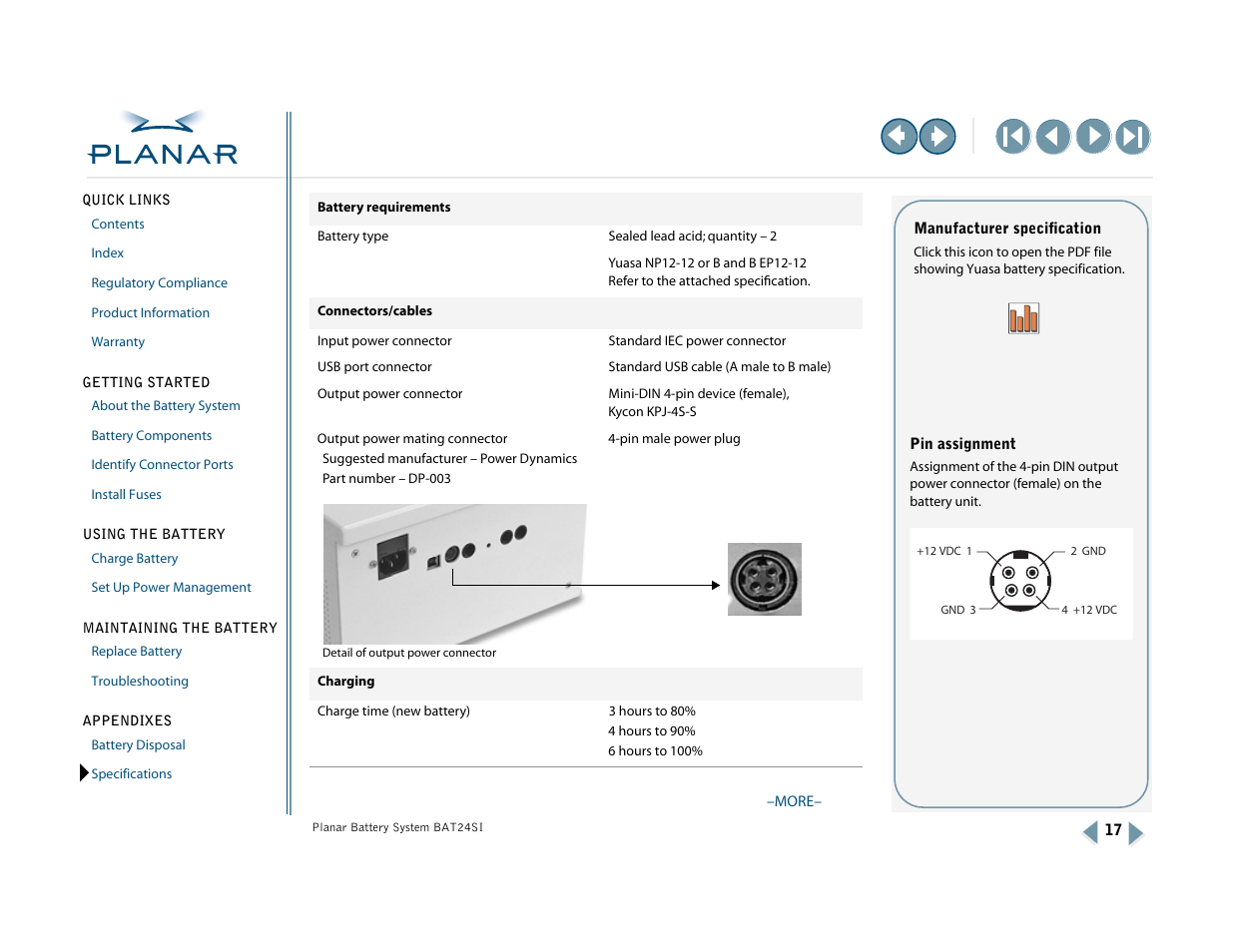 More | Planar BAT24SI User Manual | Page 22 / 31