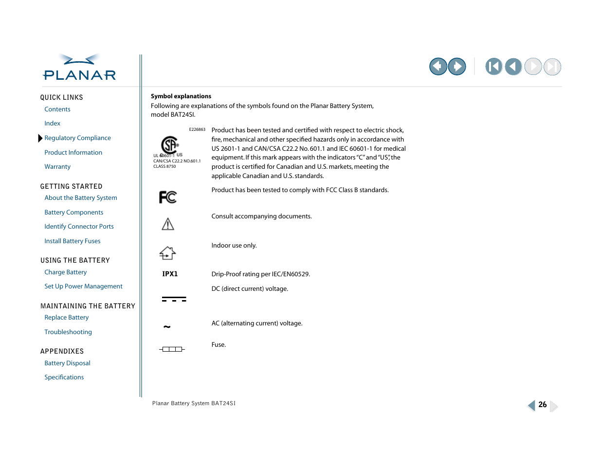 More | Planar BAT24SI User Manual | Page 31 / 31