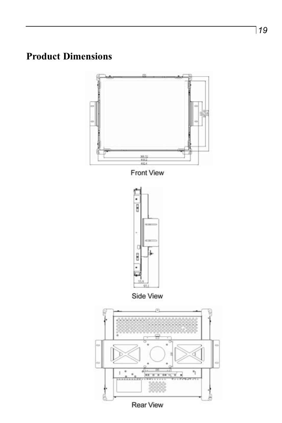Planar LA1910RTC User Manual | Page 19 / 22