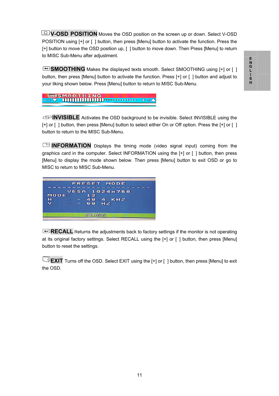 Planar PL170M User Manual | Page 12 / 16
