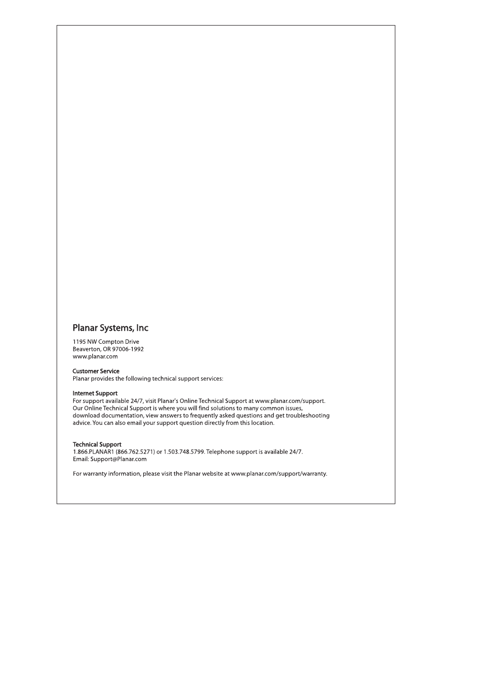 Planar ND1950 User Manual | Page 2 / 16