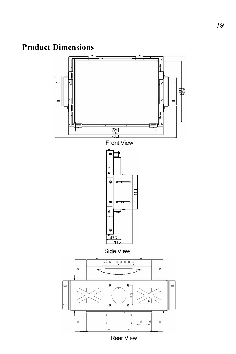 Planar LA1500RTR User Manual | Page 19 / 22