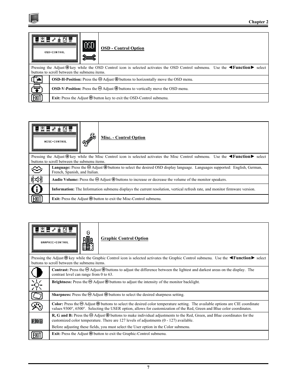 Planar CT1744NU User Manual | Page 13 / 19
