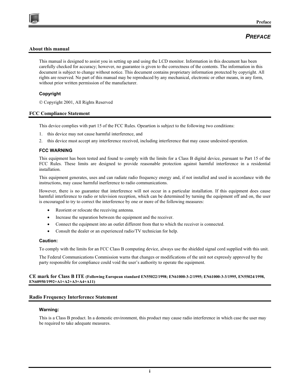 Planar CT1744NU User Manual | Page 3 / 19