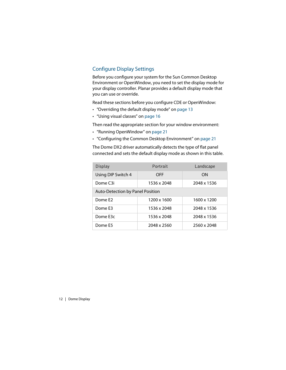 Configure display settings | Planar C3i/EX User Manual | Page 22 / 64