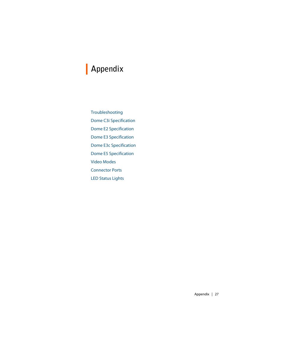 Appendix | Planar C3i/EX User Manual | Page 37 / 64