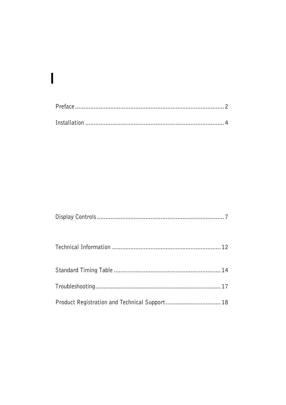 Planar PL1911MW User Manual | Page 2 / 20