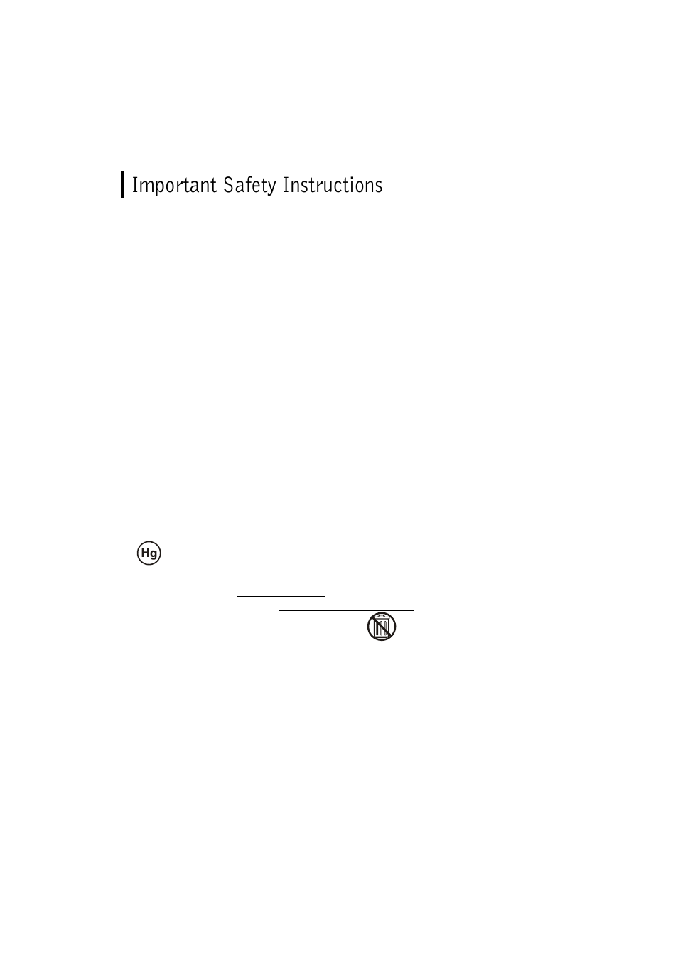 Important safety instructions | Planar PL1911MW User Manual | Page 4 / 20