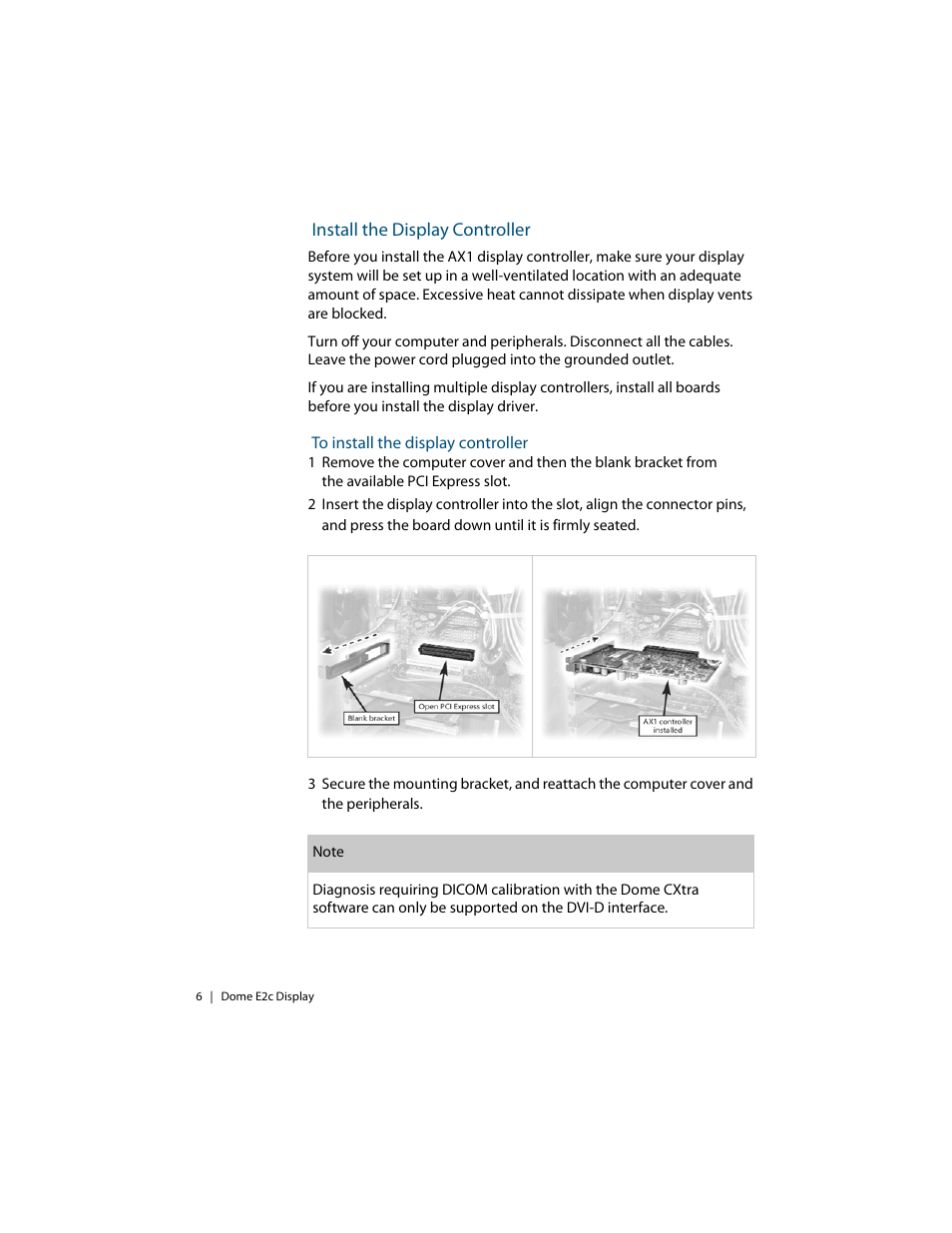 Install the display controller | Planar E2c Display User Manual | Page 16 / 38