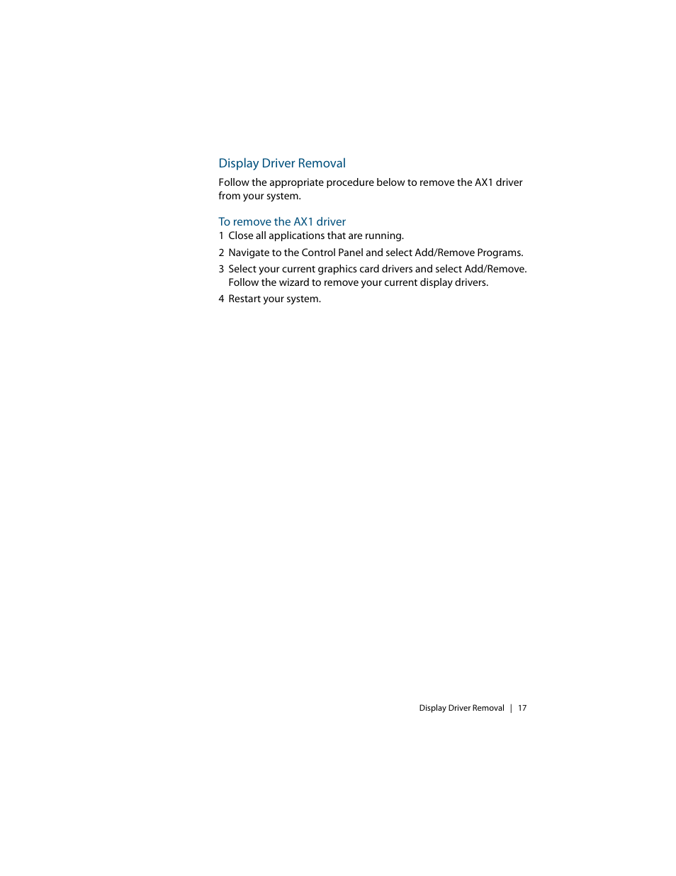 Display driver removal, Component removal | Planar E2c Display User Manual | Page 27 / 38