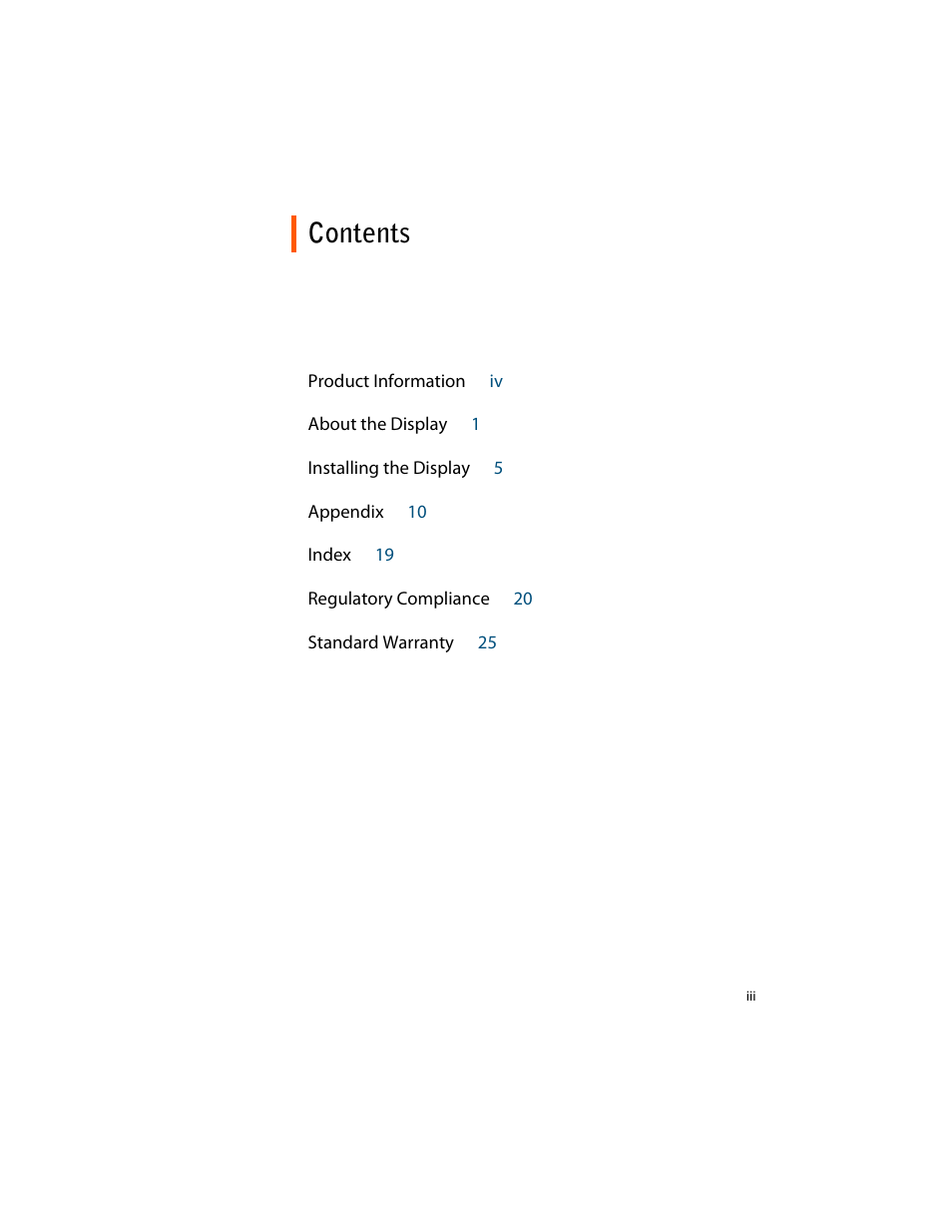 Planar E2c Display User Manual | Page 3 / 38