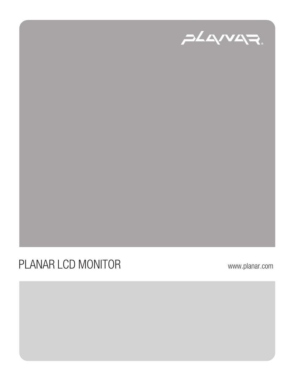 Planar PL150 User Manual | 17 pages