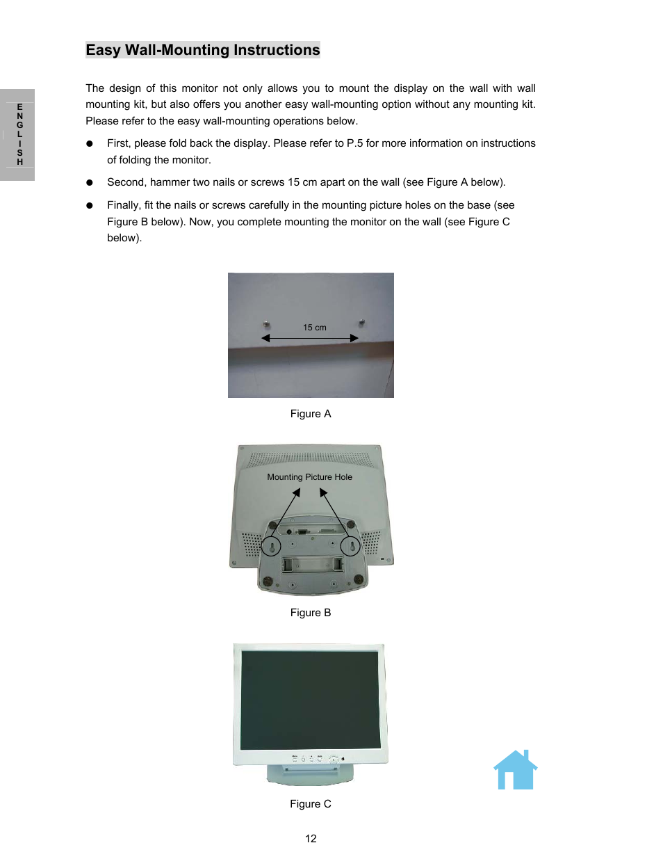 Misc sub-menu, Easy wall-mounting instructions | Planar PL150 User Manual | Page 13 / 17