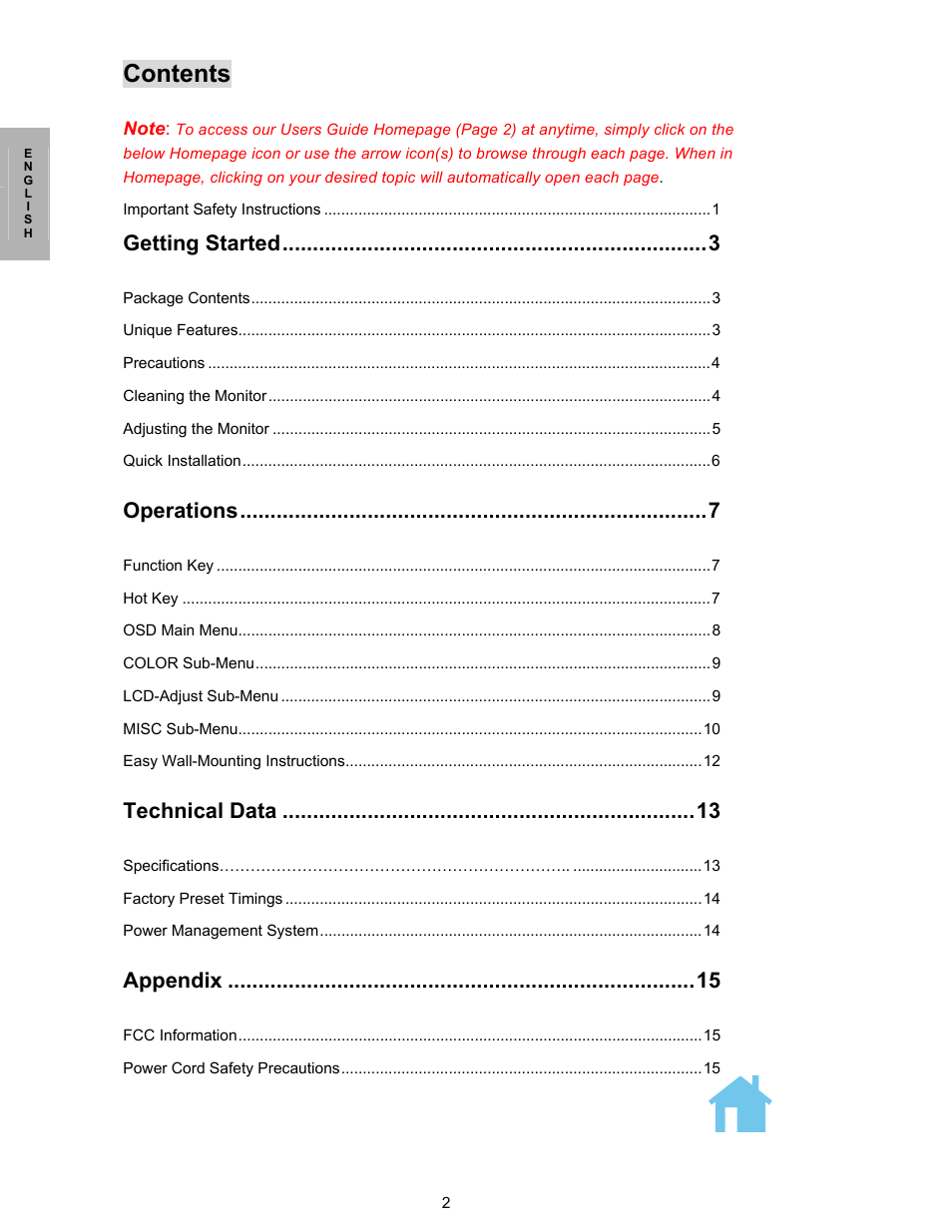Planar PL150 User Manual | Page 3 / 17