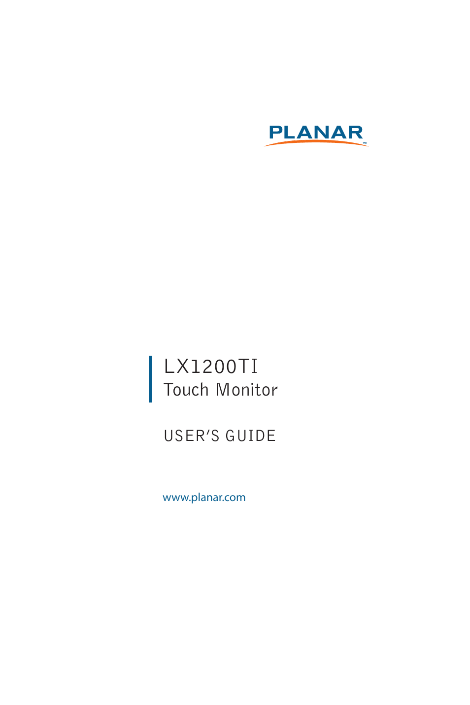 Planar LX1200TI User Manual | 29 pages