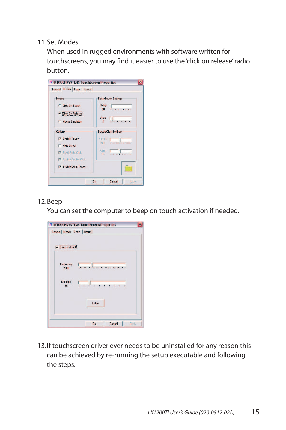 Planar LX1200TI User Manual | Page 15 / 29