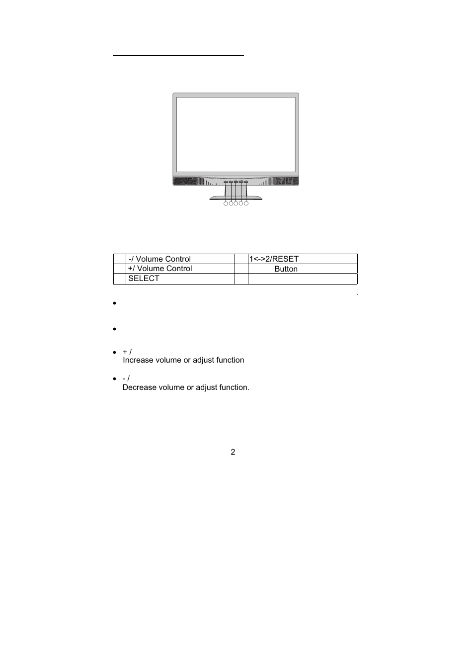 Operating instructions | Planar PX2210MW User Manual | Page 14 / 25