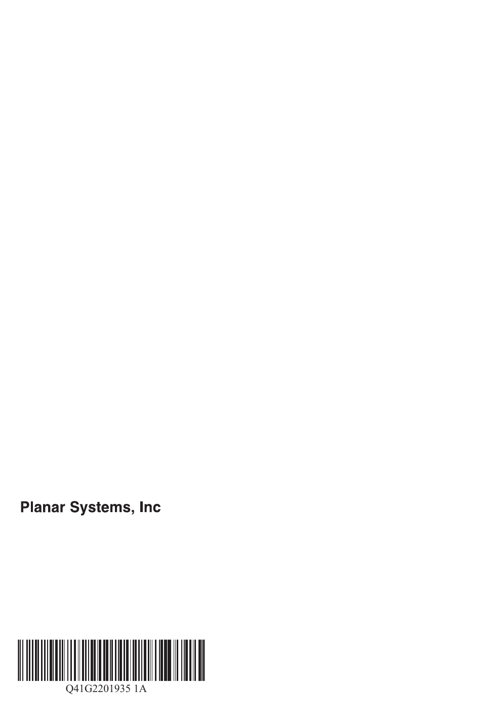 Planar PX2210MW User Manual | Page 25 / 25