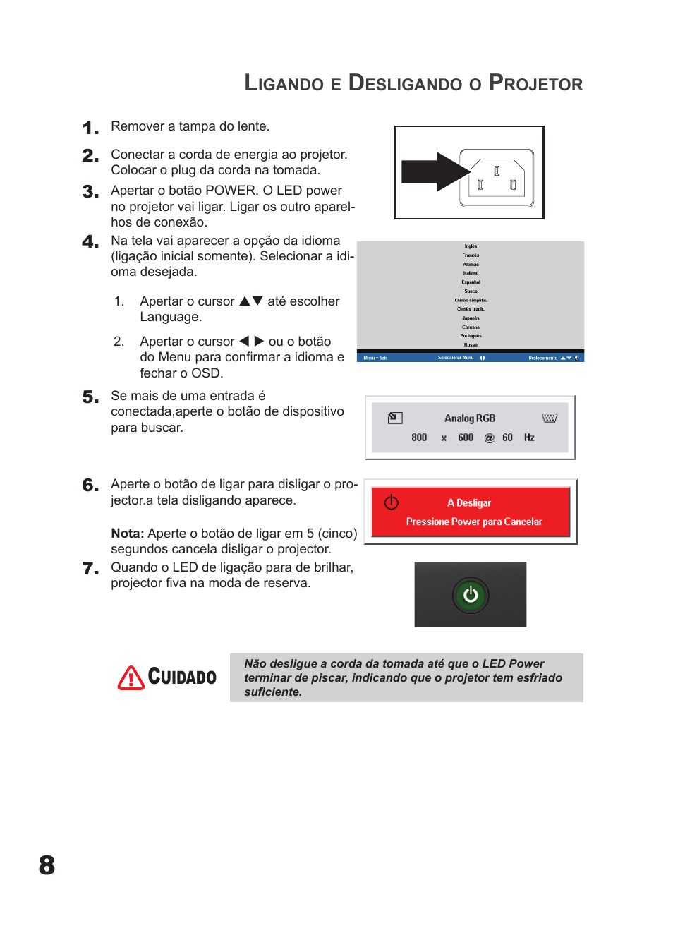 Planar PD7060 User Manual | Page 132 / 152