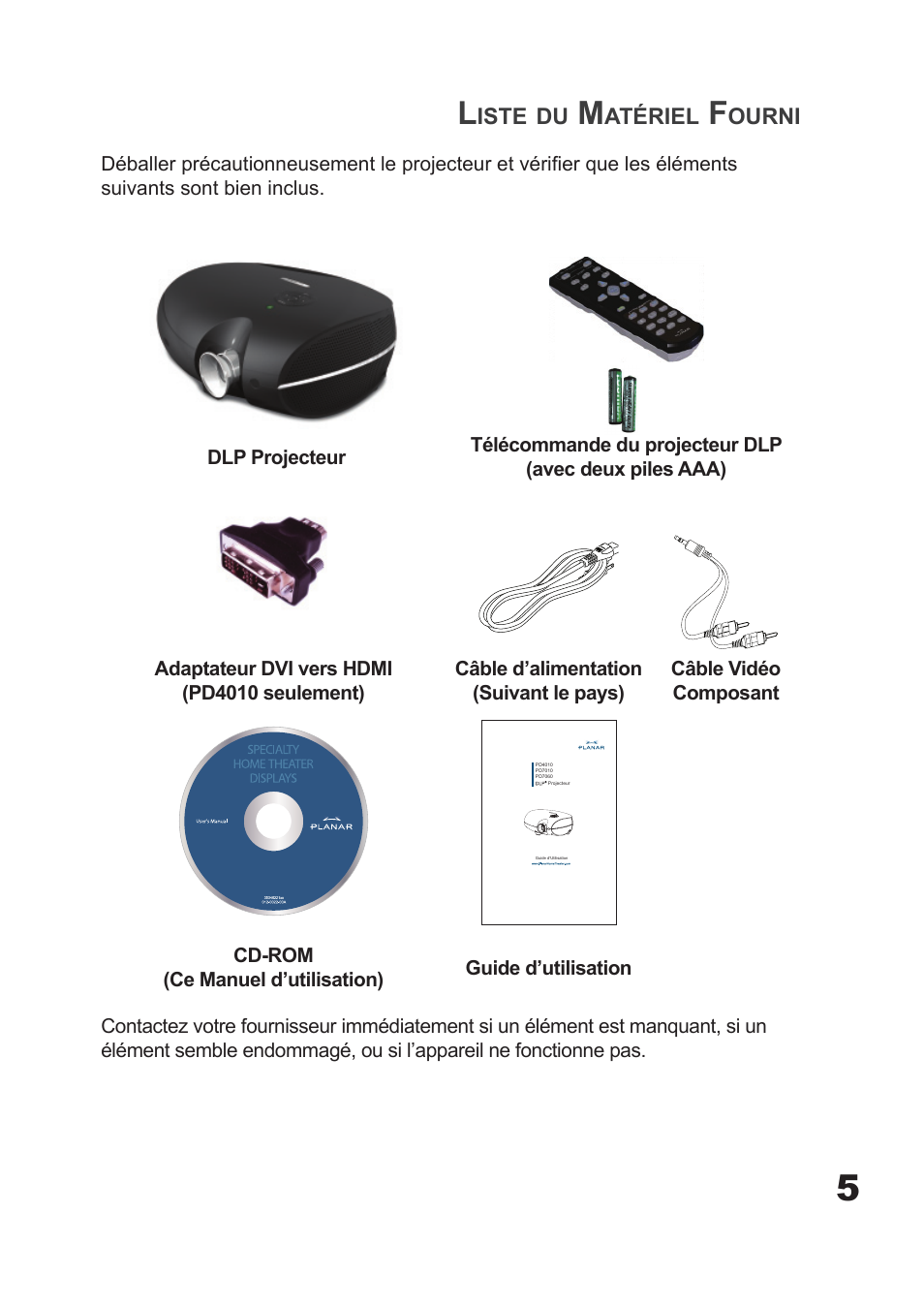 Planar PD7060 User Manual | Page 17 / 152